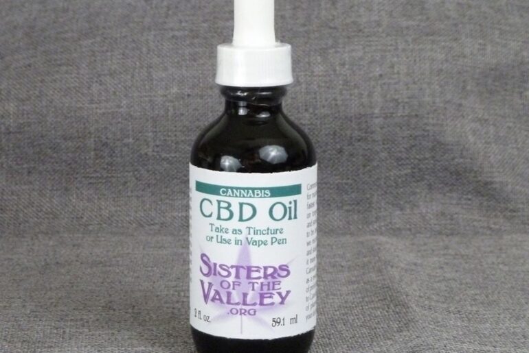 cbd oil bottle